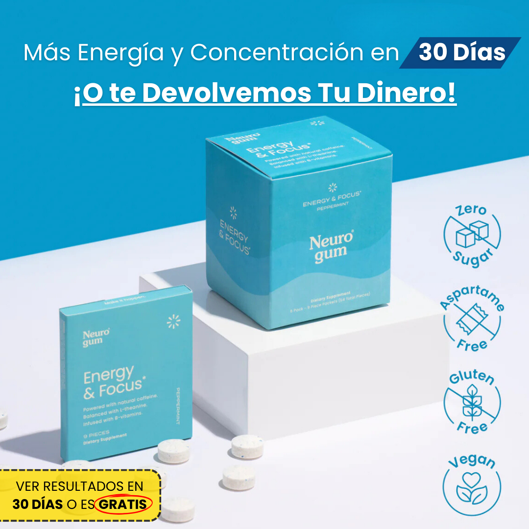 Neurogum - Concentración y energía